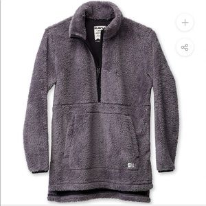 SNOWPACK fuzzy KAVU half zip